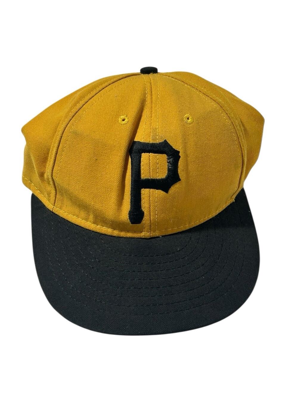 Vtg Pittsburgh Pirates Fitted Hat 6 3/4 American Needle USA Made Union Wool RARE
